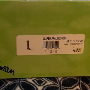 Clarem praline suede